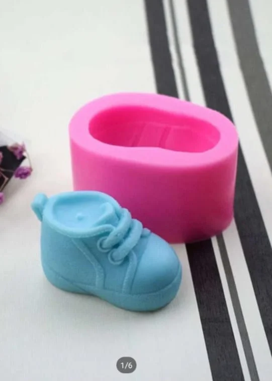 Silicone Mould 3d Baby Bootee