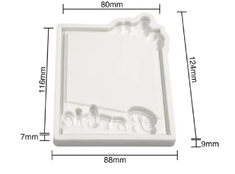 Silicone Mould Barbie Frame