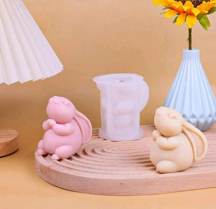 Silicone Mould Candle Bunny