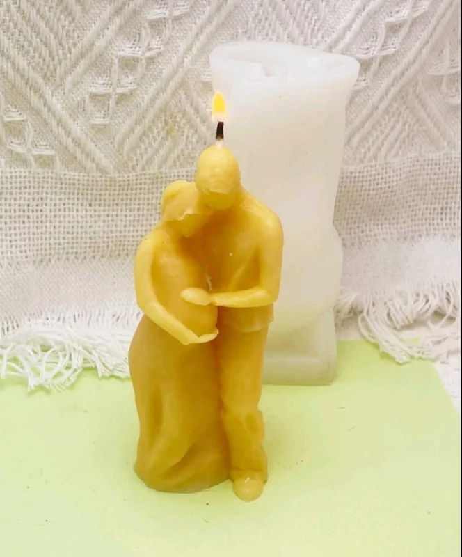 Silicone Mould Candle Pregnant Couple