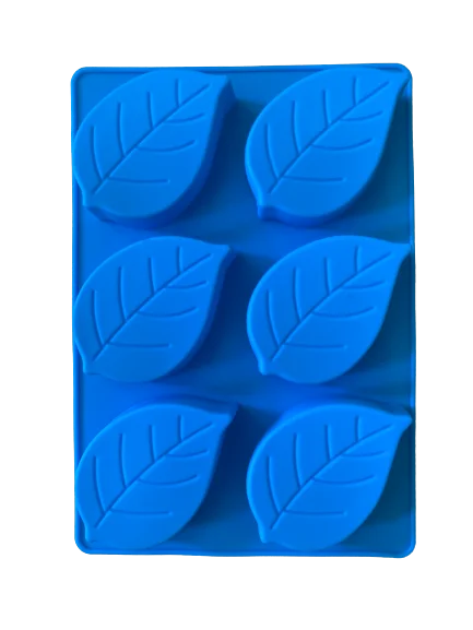 Silicone mould chocolate leaves, 10x6.5cm depth 2cm