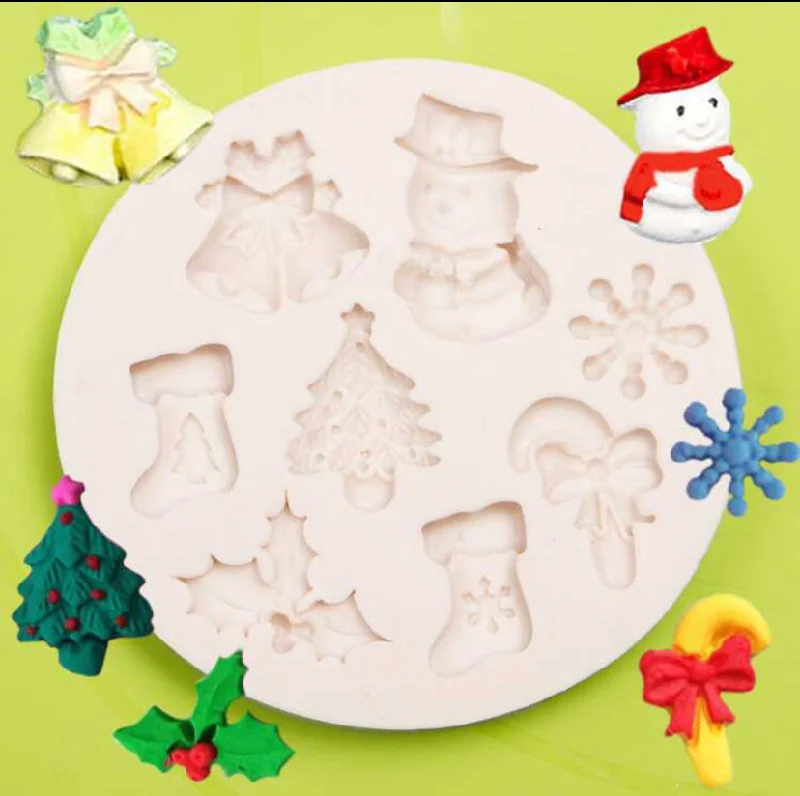 Silicone Mould Christmas Multi