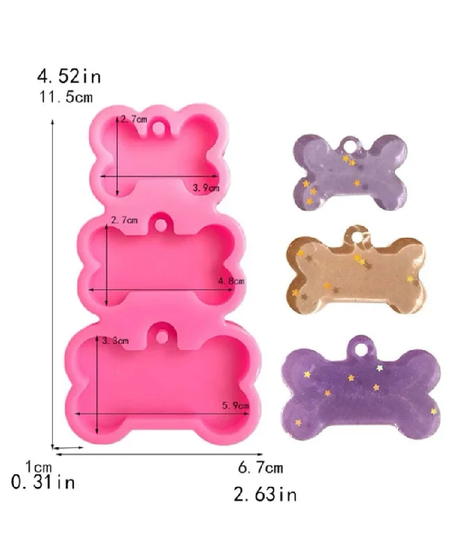 Silicone Mould Dog Bones