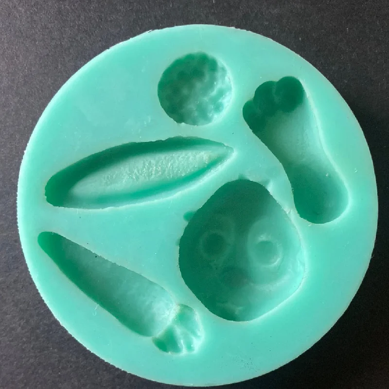 Silicone Mould Easter Bunny Carrot