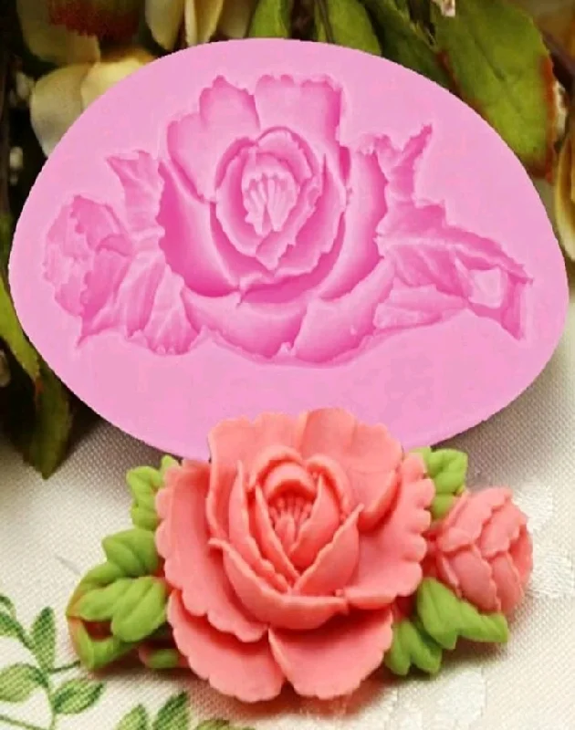 Silicone Mould Flower Rose