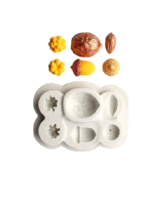 Silicone Mould Fondant Nuts