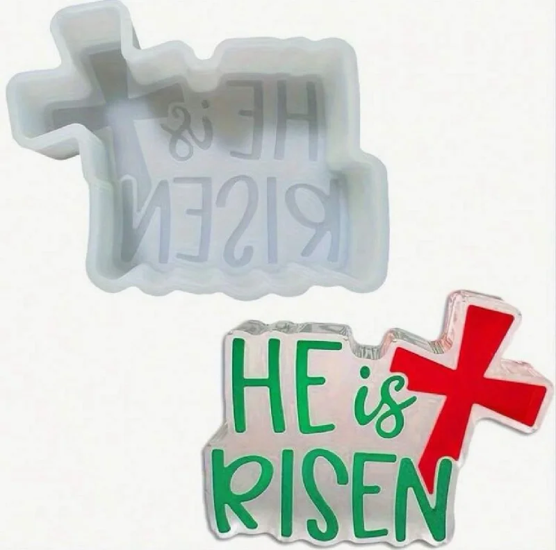 Silicone Mould He is Risen