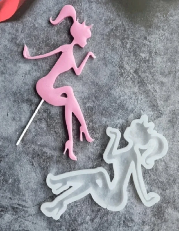 Silicone Mould Lollipop Barbie