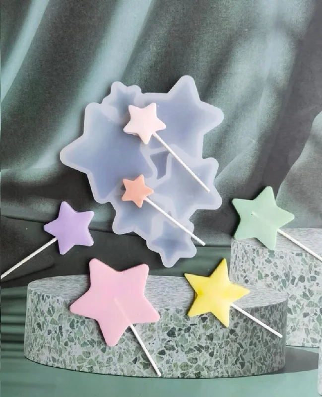 Silicone Mould lollipop Stars