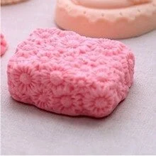 Silicone mould soap daisy, 7.3x6cm depth 3.5cm