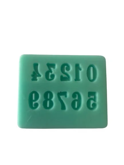 Silicone Mould Numbers