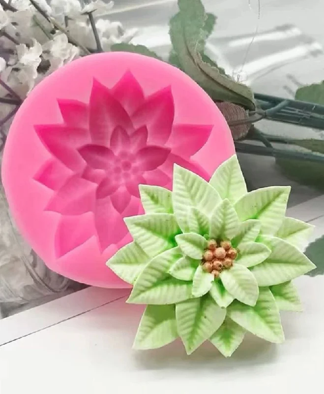 Silicone Mould  Poinsettia Flower