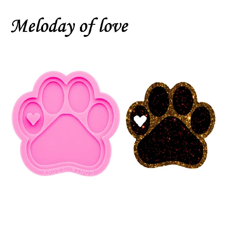 Silicone Mould Resin Love Paw