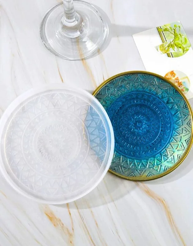 Silicone Mould Resin Mandala Coaster