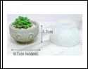 Silicone mould resin pot 7cm depth 6cm