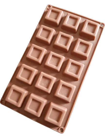 Silicone mould, Soap chocolate Fondant, Square