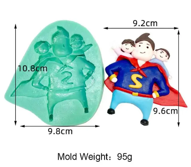 Silicone Mould Super Dad