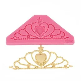 Silicone Mould Tiara Crown, 12.3x5.7cm