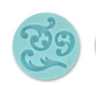 Small curly border silicone mould