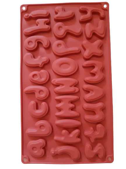 HL-9225 SS Alphabet Chocolate truffle soap silicone mould