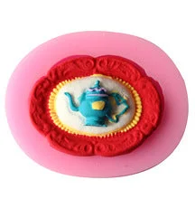 Teapot silicone mould, 4x3cm