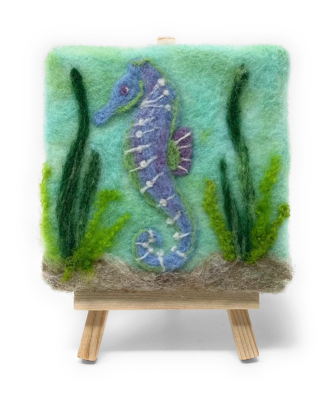 Under the Sea Seahorse Needle Felting Craft Kit