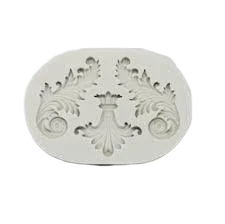 Vintage embellishment fleur de lis silicone mould