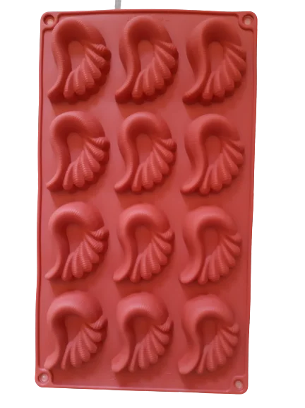 HL-9241 Paisley Chocolate truffle soap silicone mould