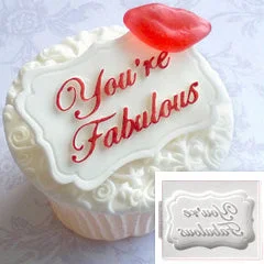 You're Fabulous plaque silicone mould, 6x4cm