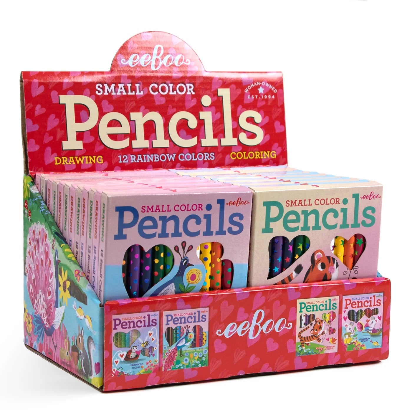 Small Color Pencils - Valentine Assortment | eeBoo