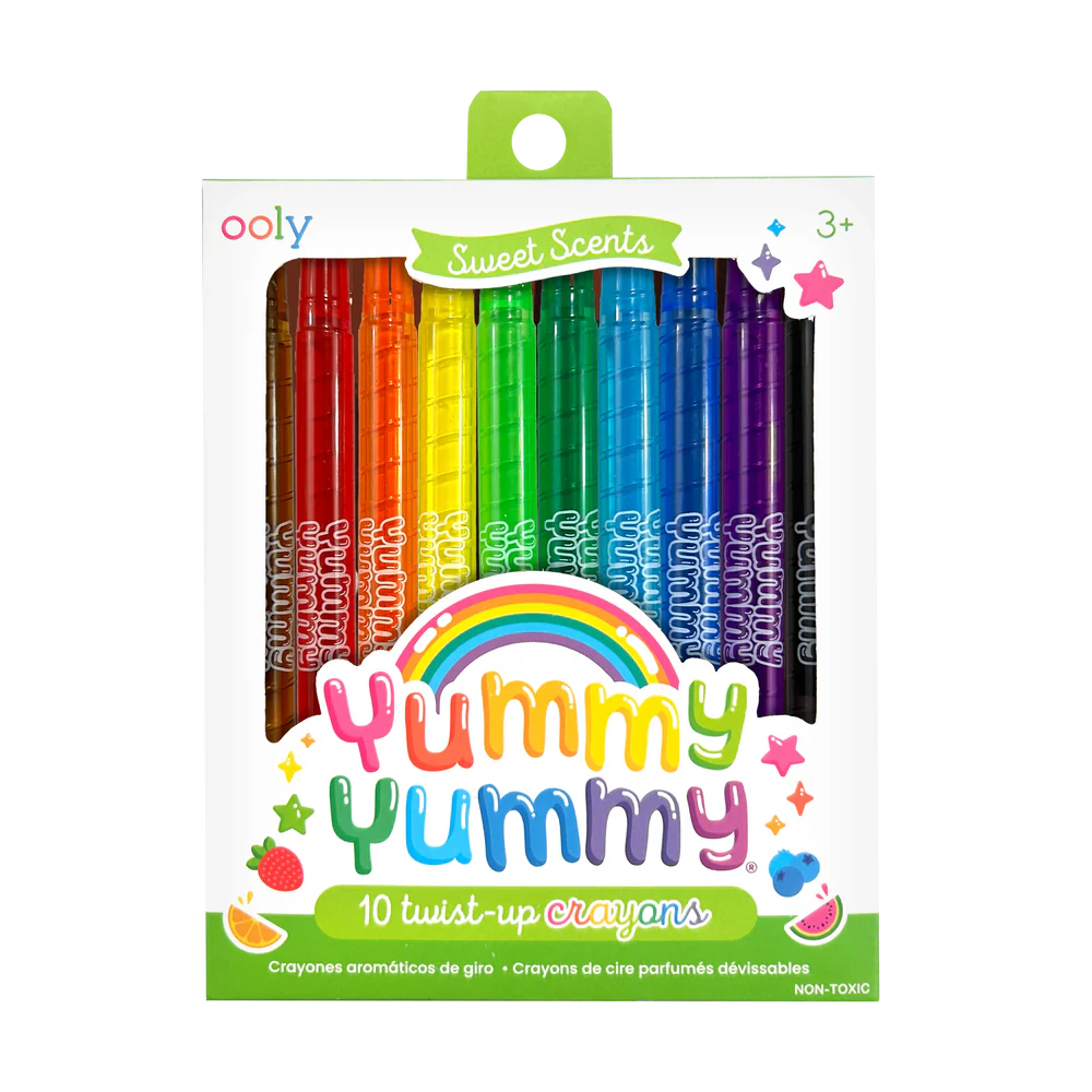 Yummy Yummy Scented Twist-Up Crayons - Set of 10 | OOLY